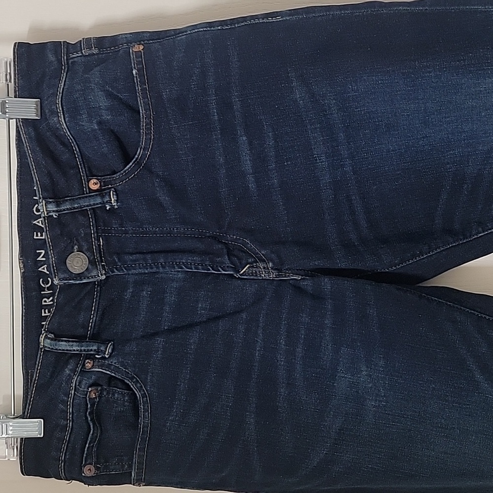 American Eagle Slim Straight Dark Wash, Size 32x32, Dark Wash, Excellent Cond. - Picture 11 of 13